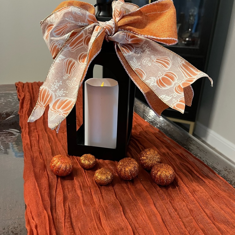 14 Terracotta Cheesecloth Runners
